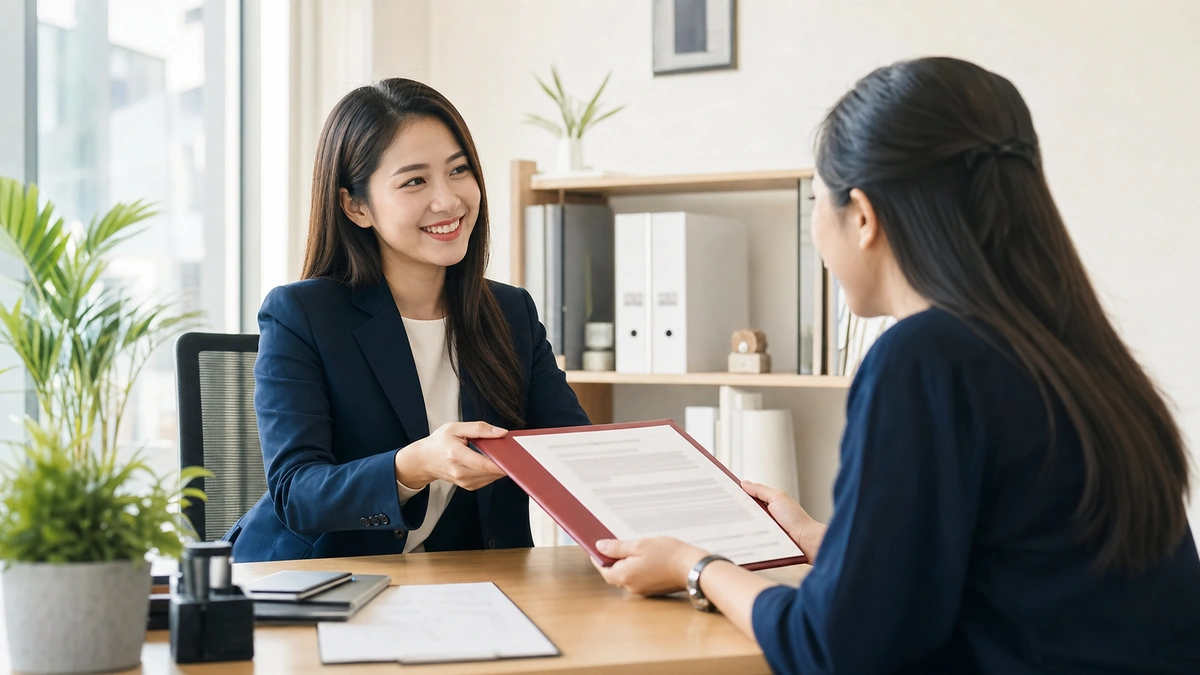 อธิบายสิทธิประกันกลุ่มให้พนักงานใหม่ในวันปฐมนิเทศ